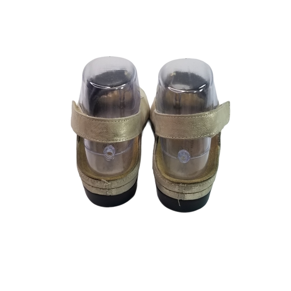 Helle Comfort silver leather shoes - Picture 5 of 10